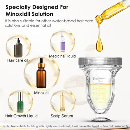 Minoxidil Applicator，Hair Oil Applicator，Scalp Serum Comb，Apply the Liquid Directly to the Scalp，Auxiliary Hair Growth Tool，Deeply Nourish Roots (1 PCS)