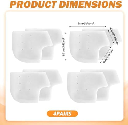 Heel protector sleeve with ventilation holes