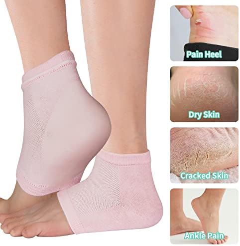 Gel heel socks size reference