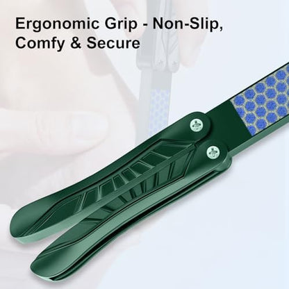 Foot file held in hand