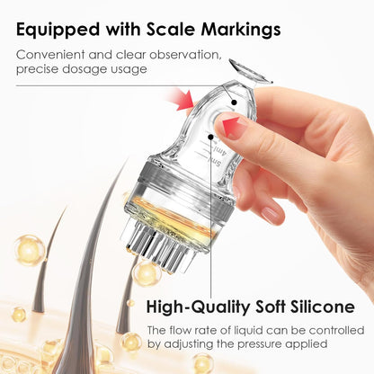 Minoxidil Applicator，Hair Oil Applicator，Scalp Serum Comb，Apply the Liquid Directly to the Scalp，Auxiliary Hair Growth Tool，Deeply Nourish Roots (1 PCS)