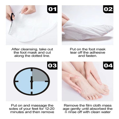 Foot Peel Mask 6 Pack,Foot Spa Foot Care for Women Peel Mask with Lavender for Men and Women Feet Peeling Mask Exfoliating, Callused Foot Mask Peel,Foot Mask for Dry Dead Skin,Remove Dead Skin