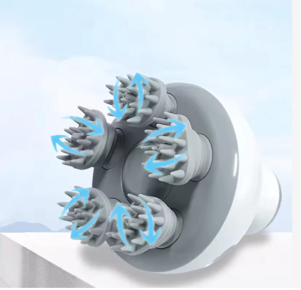Solvea Scalp Massager — cordless 4-head scalp massager