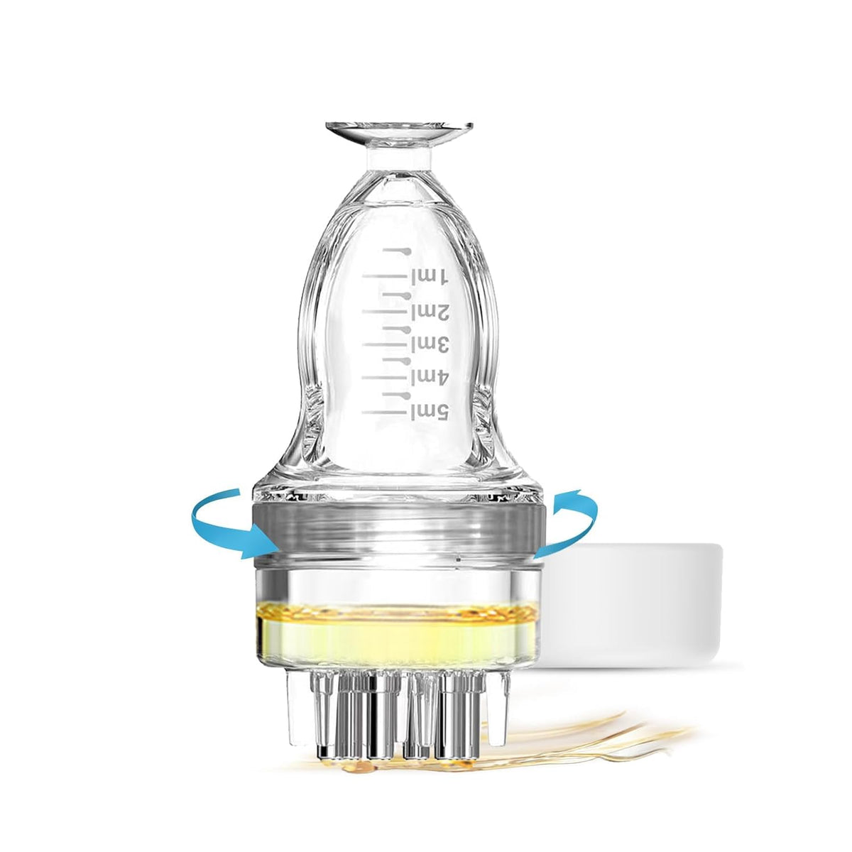 Minoxidil Applicator，Hair Oil Applicator，Scalp Serum Comb，Apply the Liquid Directly to the Scalp，Auxiliary Hair Growth Tool，Deeply Nourish Roots (1 PCS)